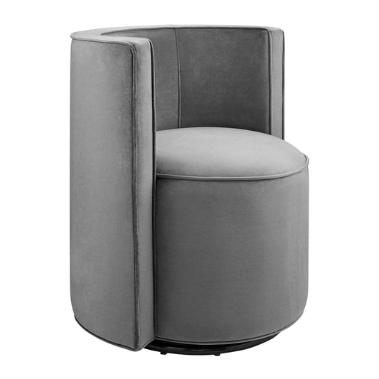 Della Performance Velvet Fabric Swivel Chair By Modway - EEI-6222 | Armchairs