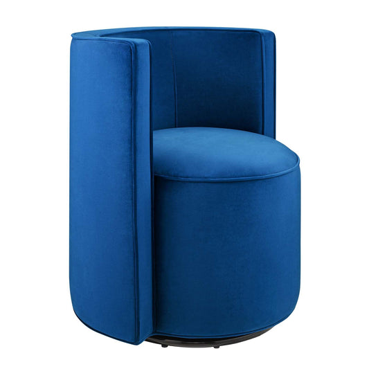 Della Performance Velvet Fabric Swivel Chair By Modway - EEI-6222 | Armchairs - 2