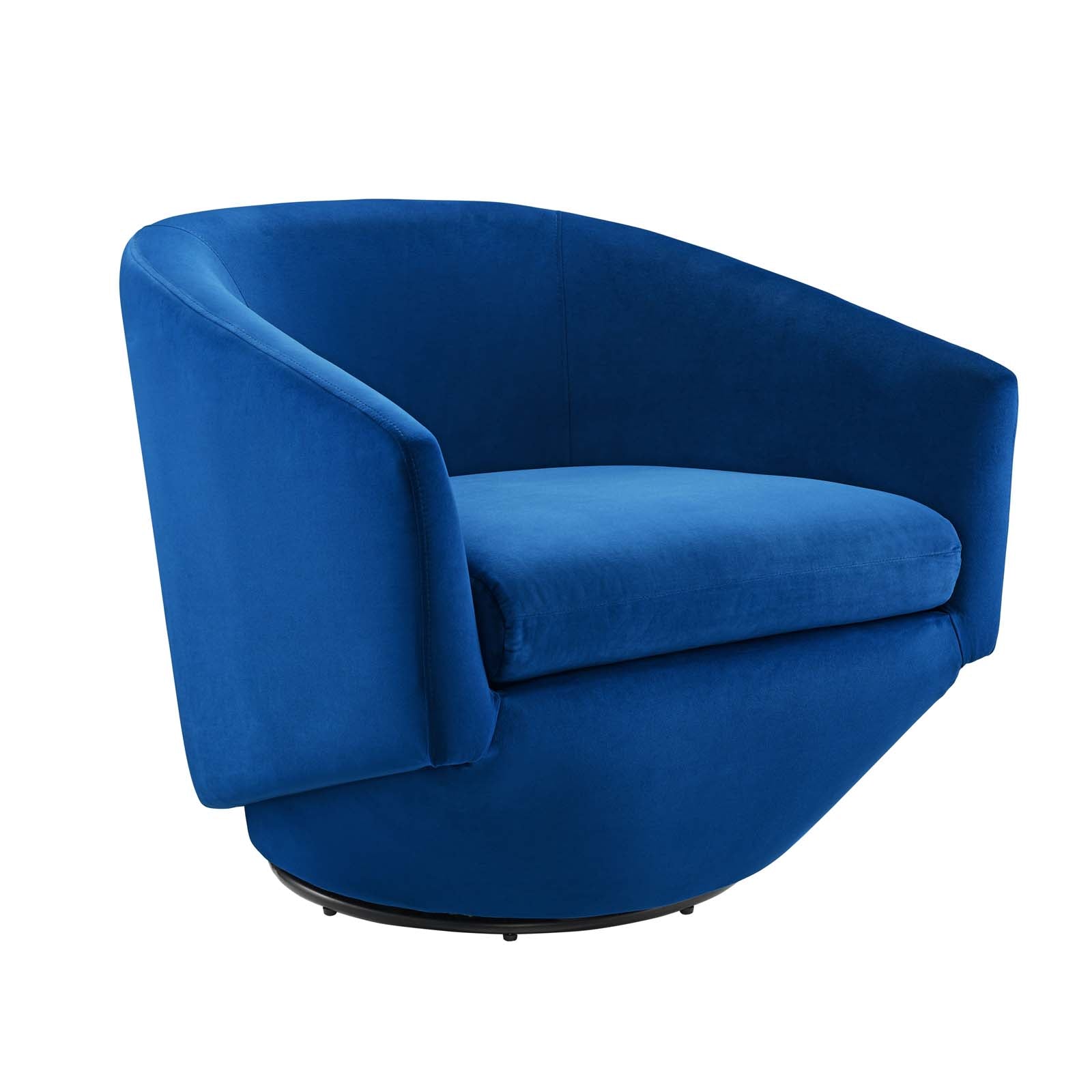 Series Performance Velvet Fabric Swivel Chair By Modway - EEI-6224 | Armchairs | Modishstore - 2