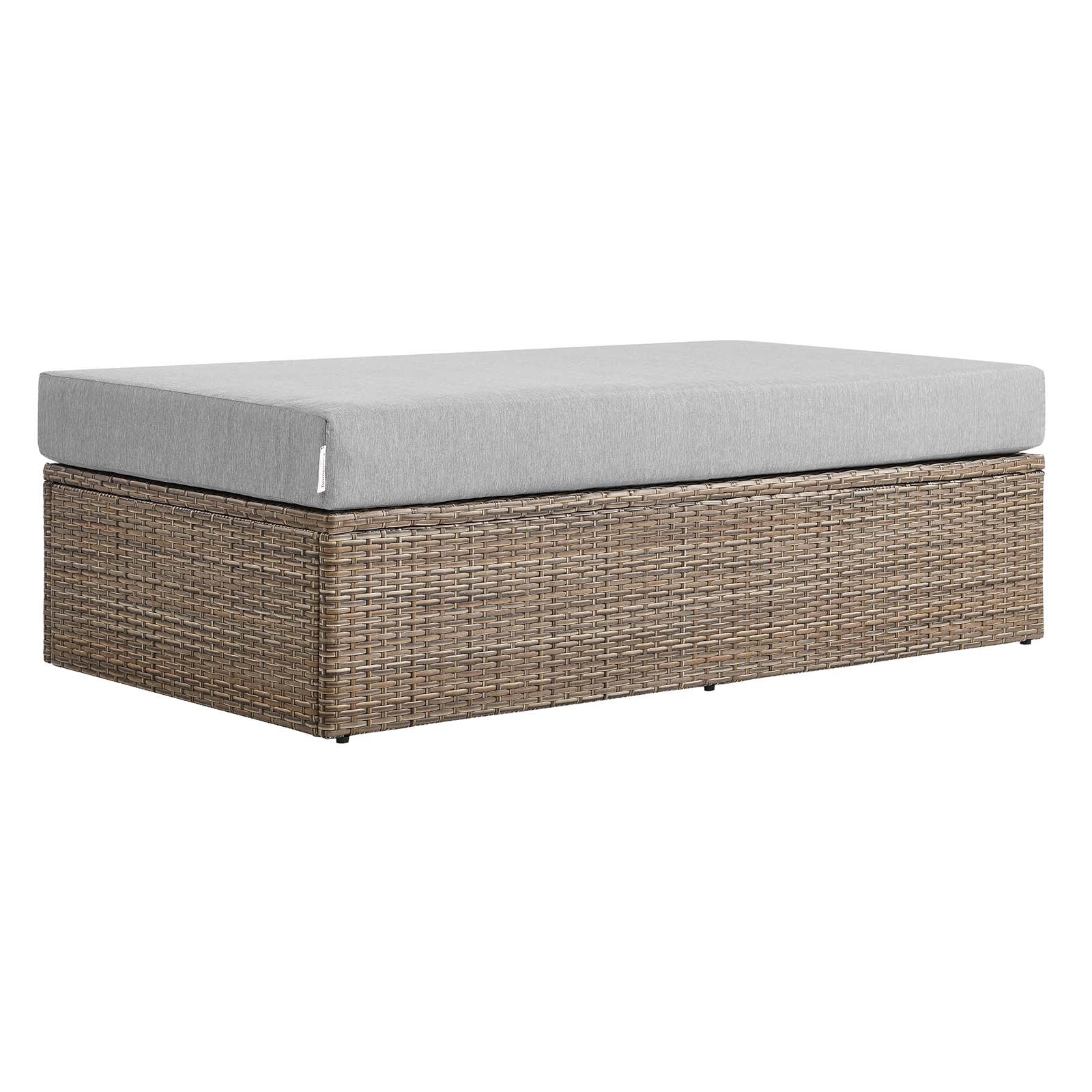 Convene Outdoor Patio Outdoor Patio Rectangle Ottoman By Modway - EEI-6248 | Outdoor Sofas, Loveseats & Sectionals