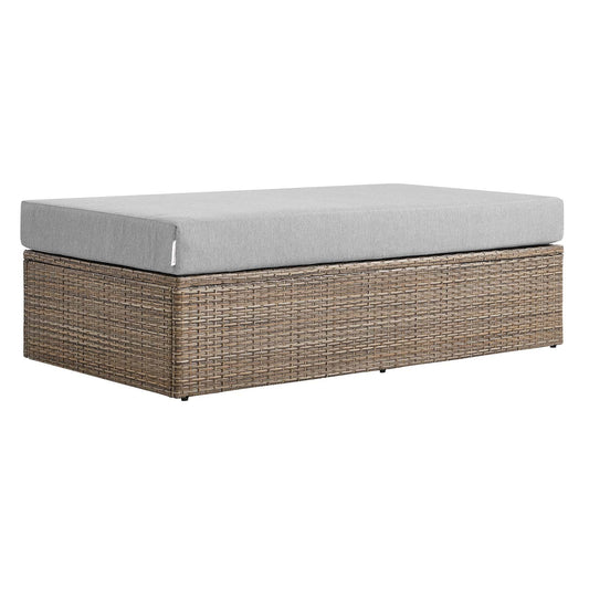 Convene Outdoor Patio Outdoor Patio Rectangle Ottoman By Modway - EEI-6248 | Outdoor Sofas, Loveseats & Sectionals