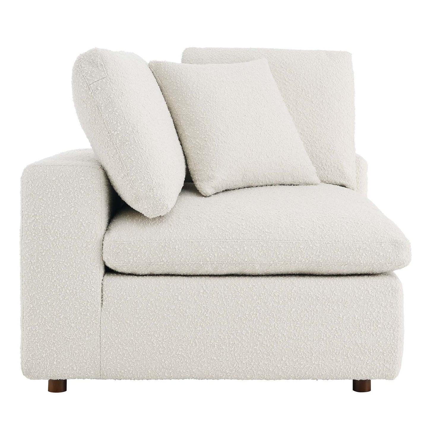 Commix Down Filled Overstuffed Boucle Fabric Corner Chair By Modway - EEI-6259 | Lounge Chairs - 2