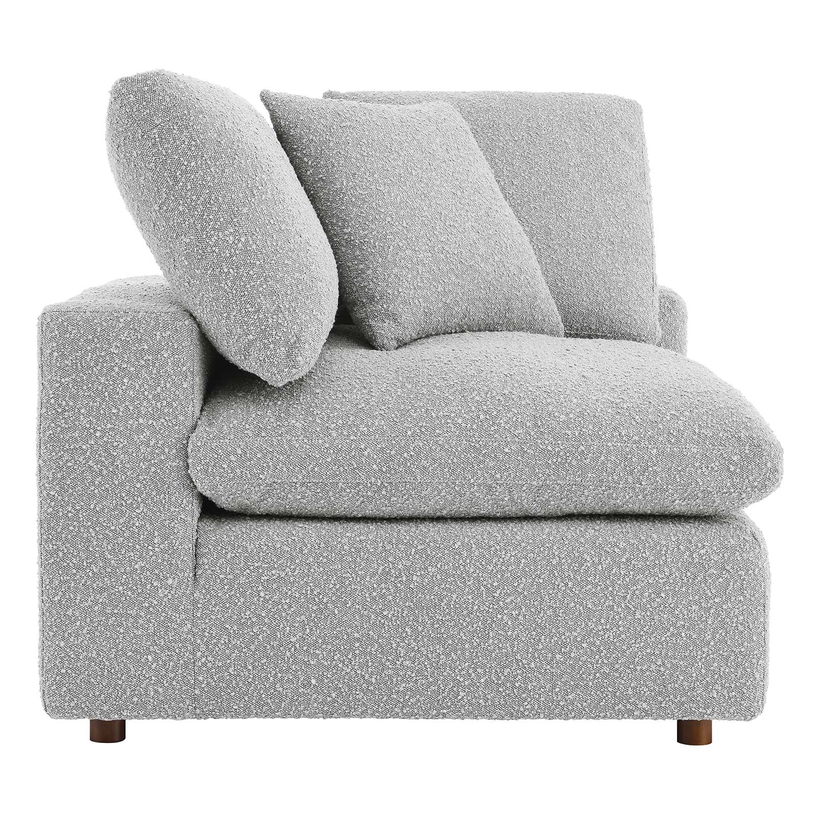 Commix Down Filled Overstuffed Boucle Fabric Corner Chair By Modway - EEI-6259 | Lounge Chairs - 3
