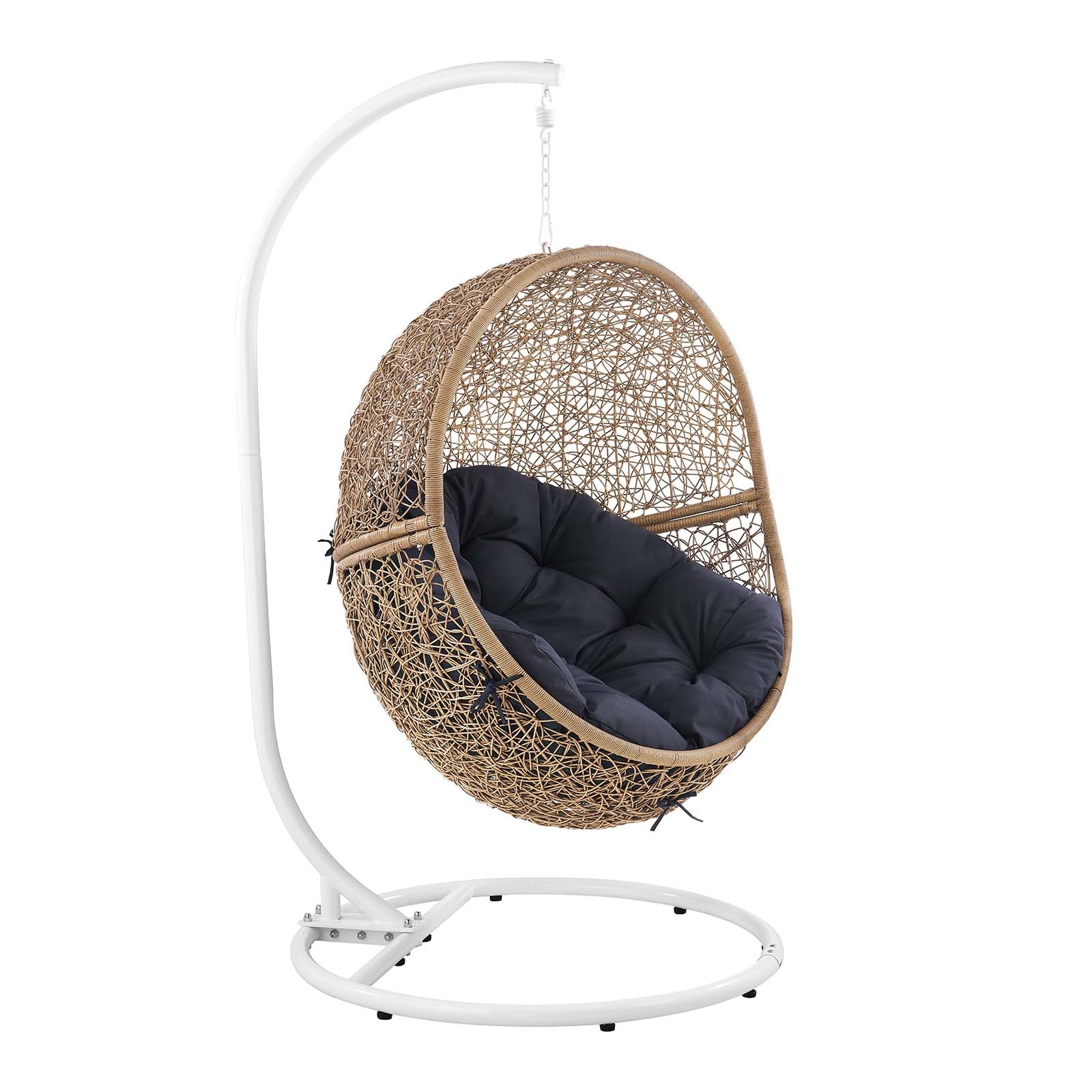 Encase Outdoor Patio Rattan Swing Chair By Modway - EEI-6262 | Outdoor Chaise Lounges - 2
