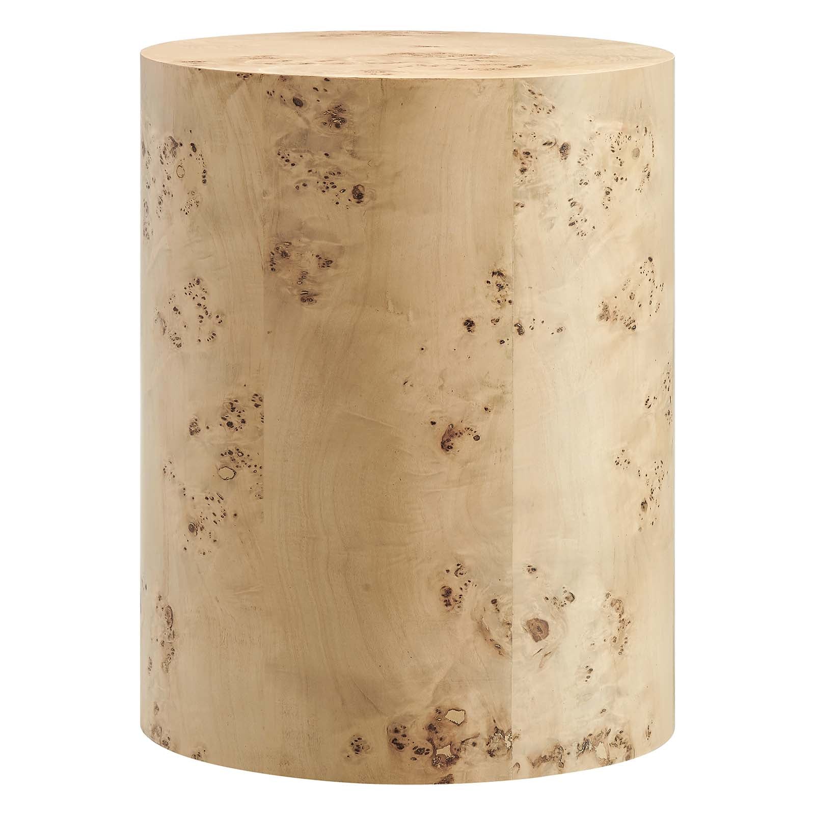 Cosmos 16" Round Burl Wood Side Table By Modway - EEI-6271 | Side Tables - 2