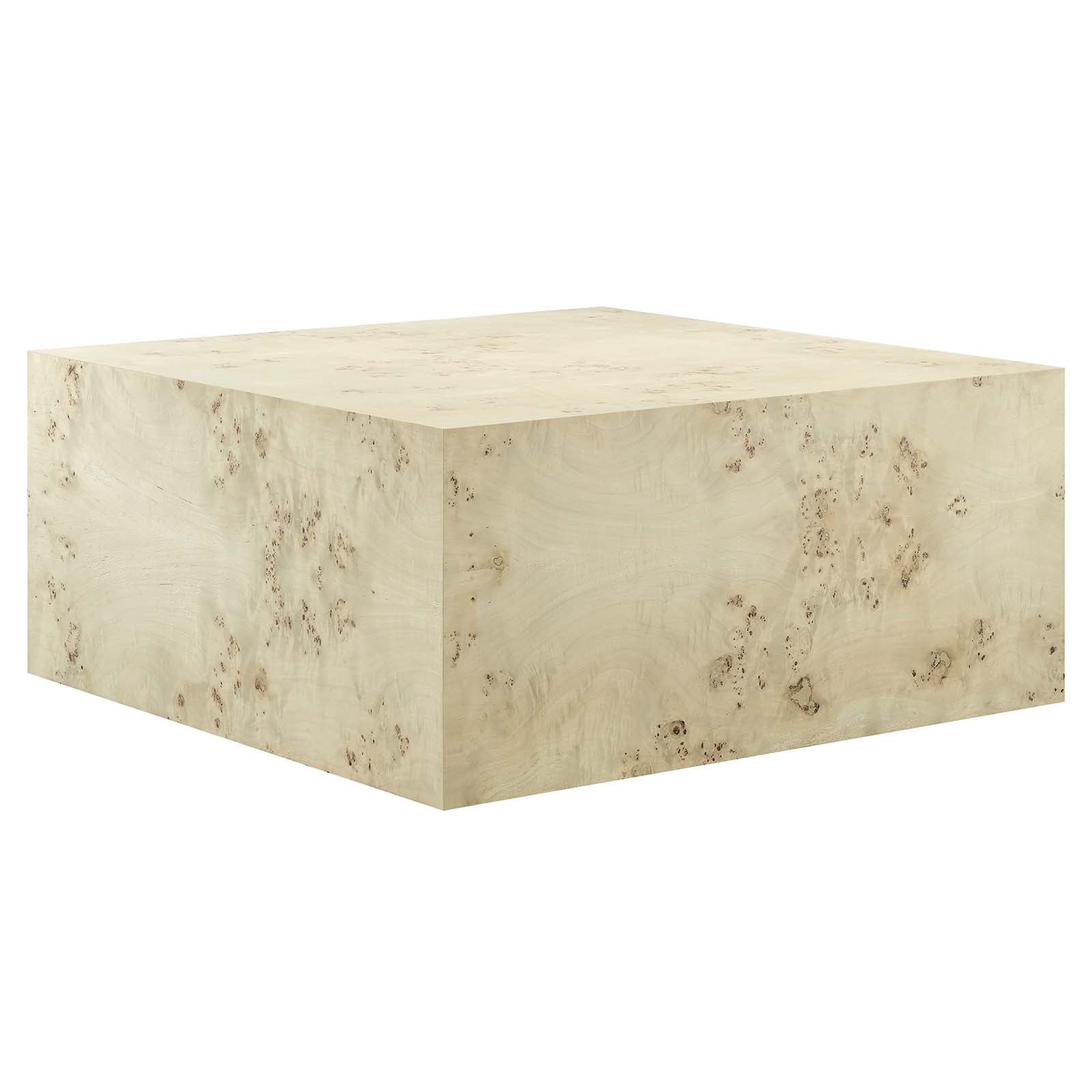 Cosmos 36" Square Burl Wood Coffee Table By Modway - EEI-6272 | Coffee Tables