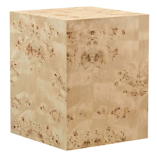 Cosmos 16" Square Burl Wood Side Table By Modway - EEI-6273 | Side Tables - 2