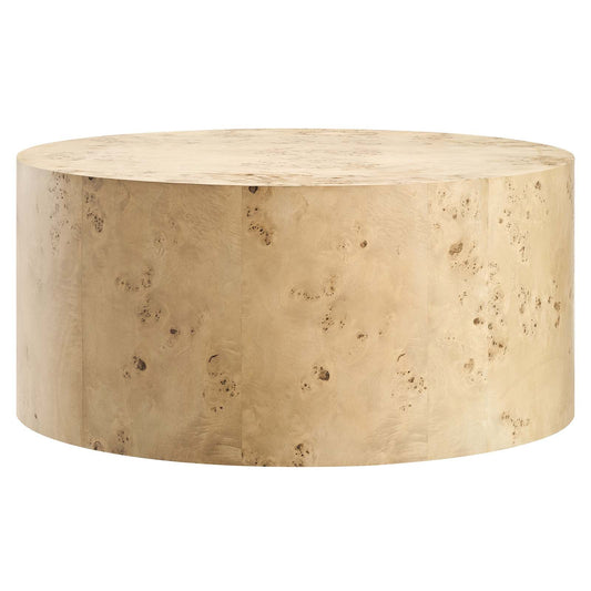 Cosmos 35" Round Burl Wood Coffee Table By Modway - EEI-6274 | Coffee Tables - 2