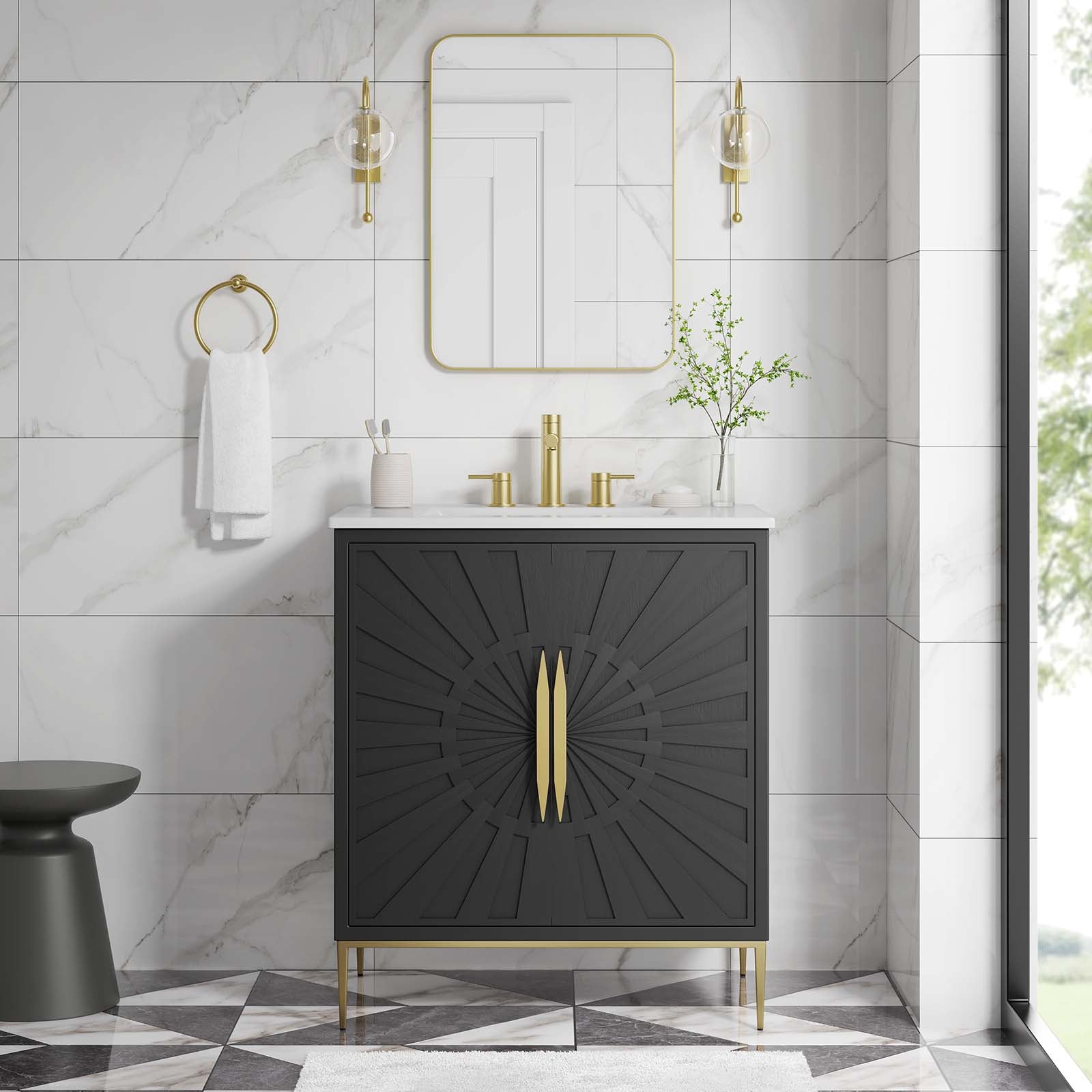 Awaken 30" Bathroom Vanity By Modway - EEI-6293 | Bathroom Accessories