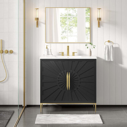 Awaken 36" Bathroom Vanity By Modway - EEI-6297 | Bathroom Accessories