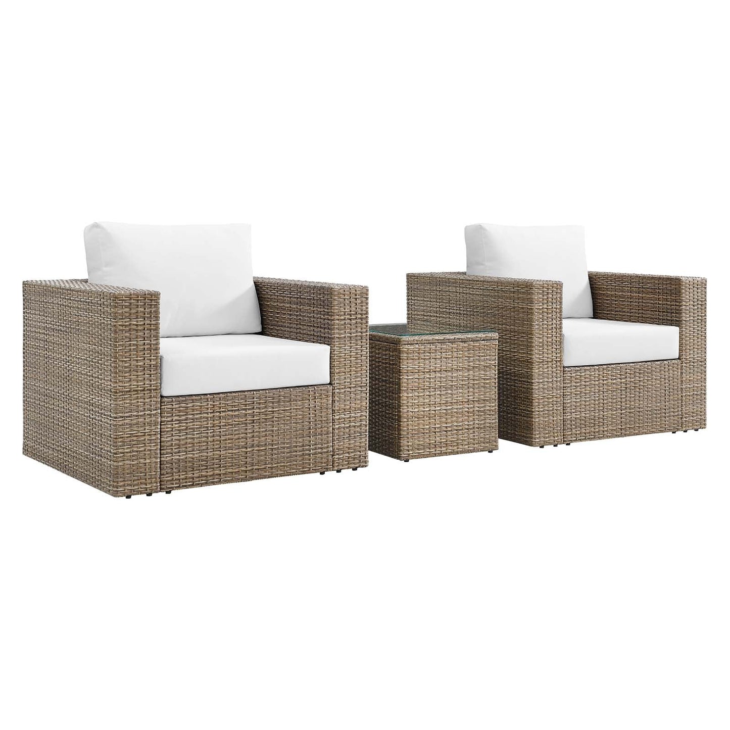 Convene Outdoor Patio Outdoor Patio 3-Piece Furniture Set By Modway - EEI-6327 | Outdoor Sofas, Loveseats & Sectionals - 2