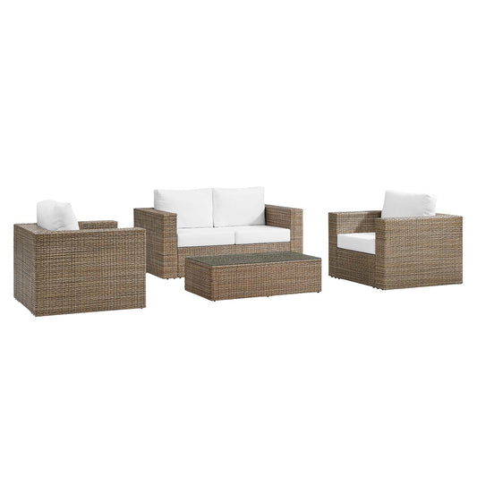 Convene Outdoor Patio Outdoor Patio 4-Piece Furniture Set By Modway - EEI-6328 | Outdoor Sofas, Loveseats & Sectionals - 2