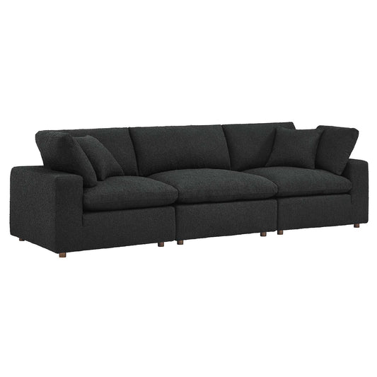 Commix Down Filled Overstuffed Boucle Fabric 3-Seater Sofa By Modway - EEI-6362 | Sofas