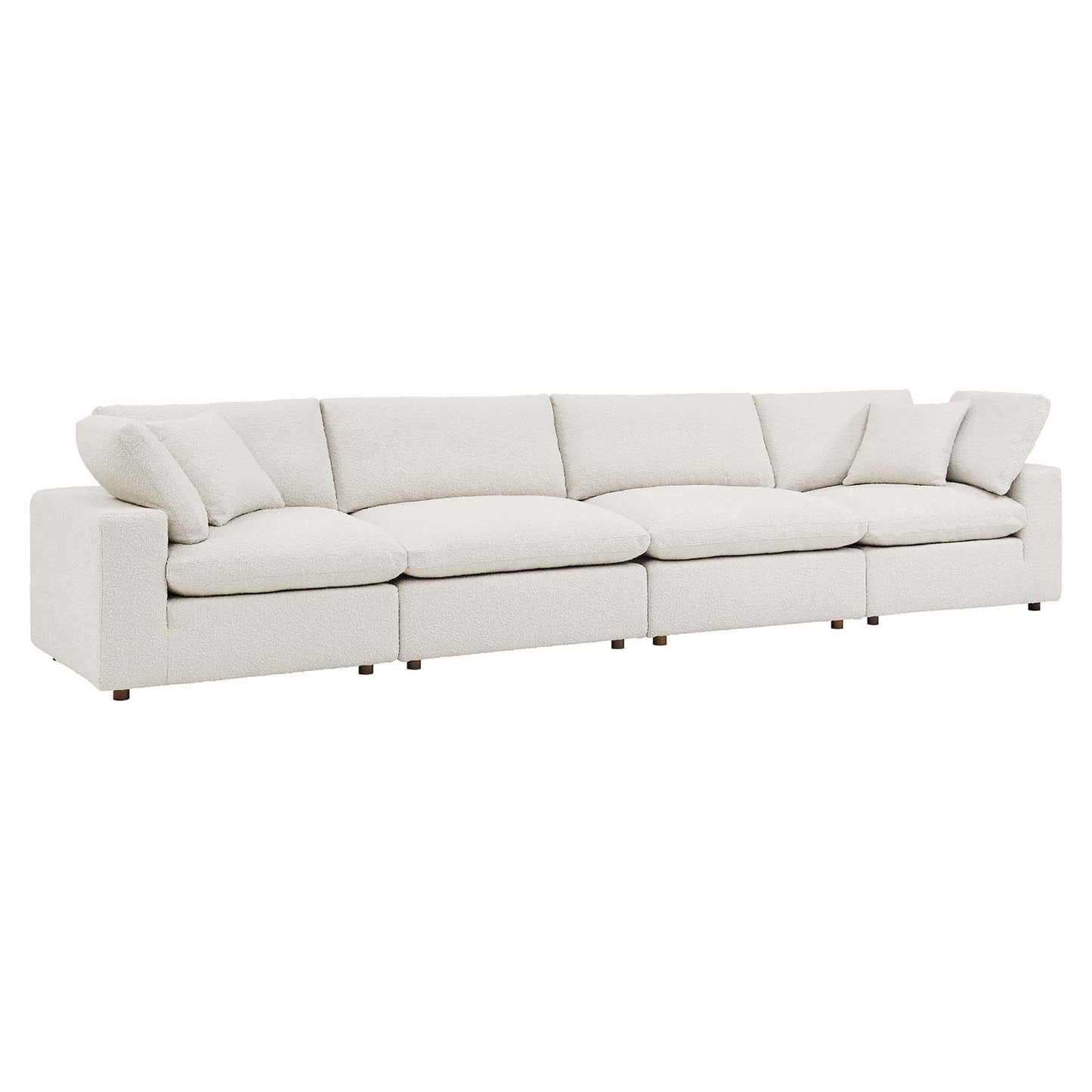 Commix Down Filled Overstuffed Boucle Fabric 4-Seater Sofa By Modway - EEI-6364 | Sofas - 2