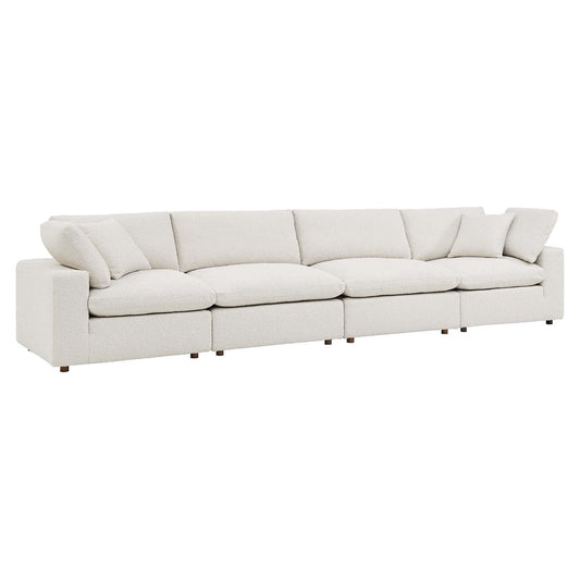 Commix Down Filled Overstuffed Boucle Fabric 4-Seater Sofa By Modway - EEI-6364 | Sofas - 2