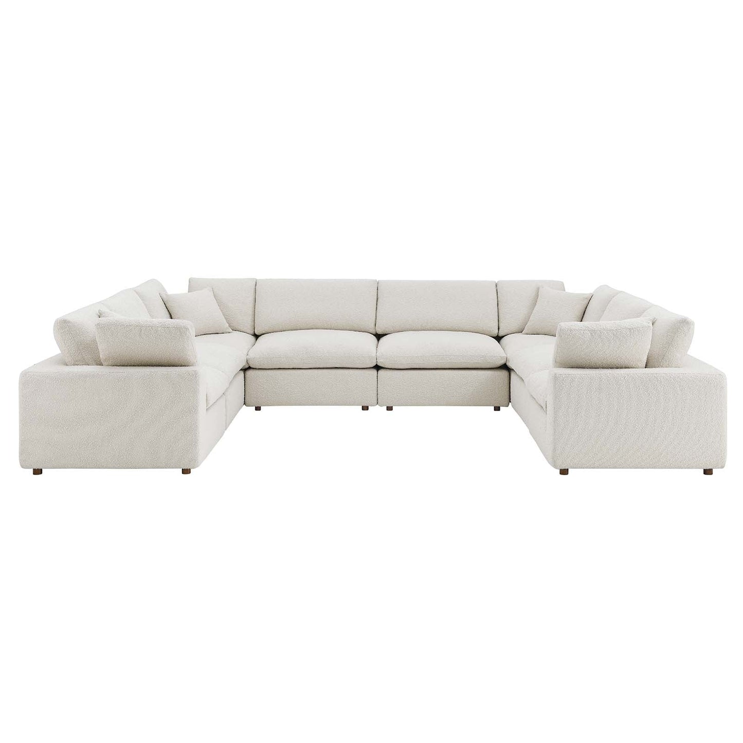 Commix Down Filled Overstuffed Boucle Fabric 8-Piece Sectional Sofa By Modway - EEI-6371 | Sectional - 2