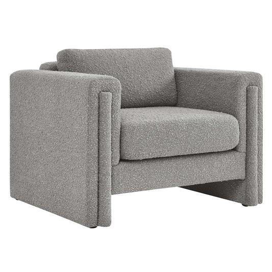 Visible Boucle Fabric Armchair By Modway - EEI-6374 | Armchairs | Modishstore - 3