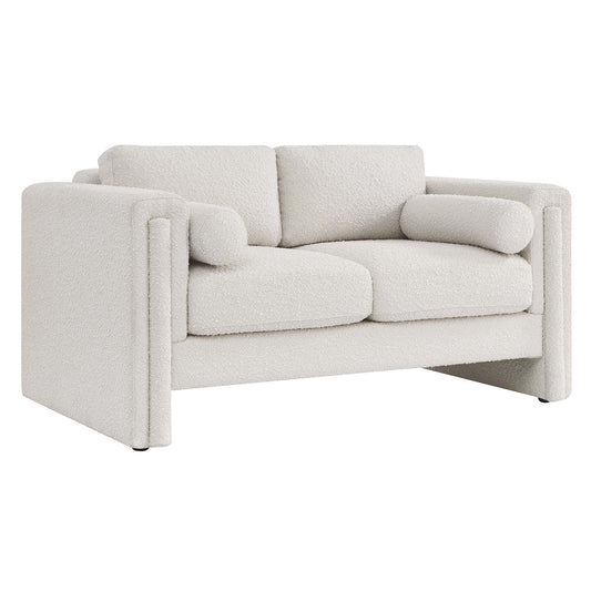 Visible Boucle Fabric Loveseat By Modway - EEI-6376 | Loveseats | Modishstore - 2