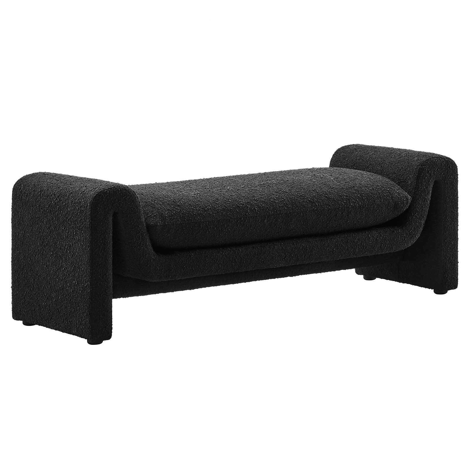 Waverly Boucle Fabric Bench By Modway - EEI-6379 | Benches | Modishstore
