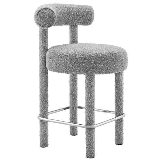 Toulouse Boucle Fabric Counter Stool By Modway - EEI-6383 | Counter Stools | Modishstore - 3