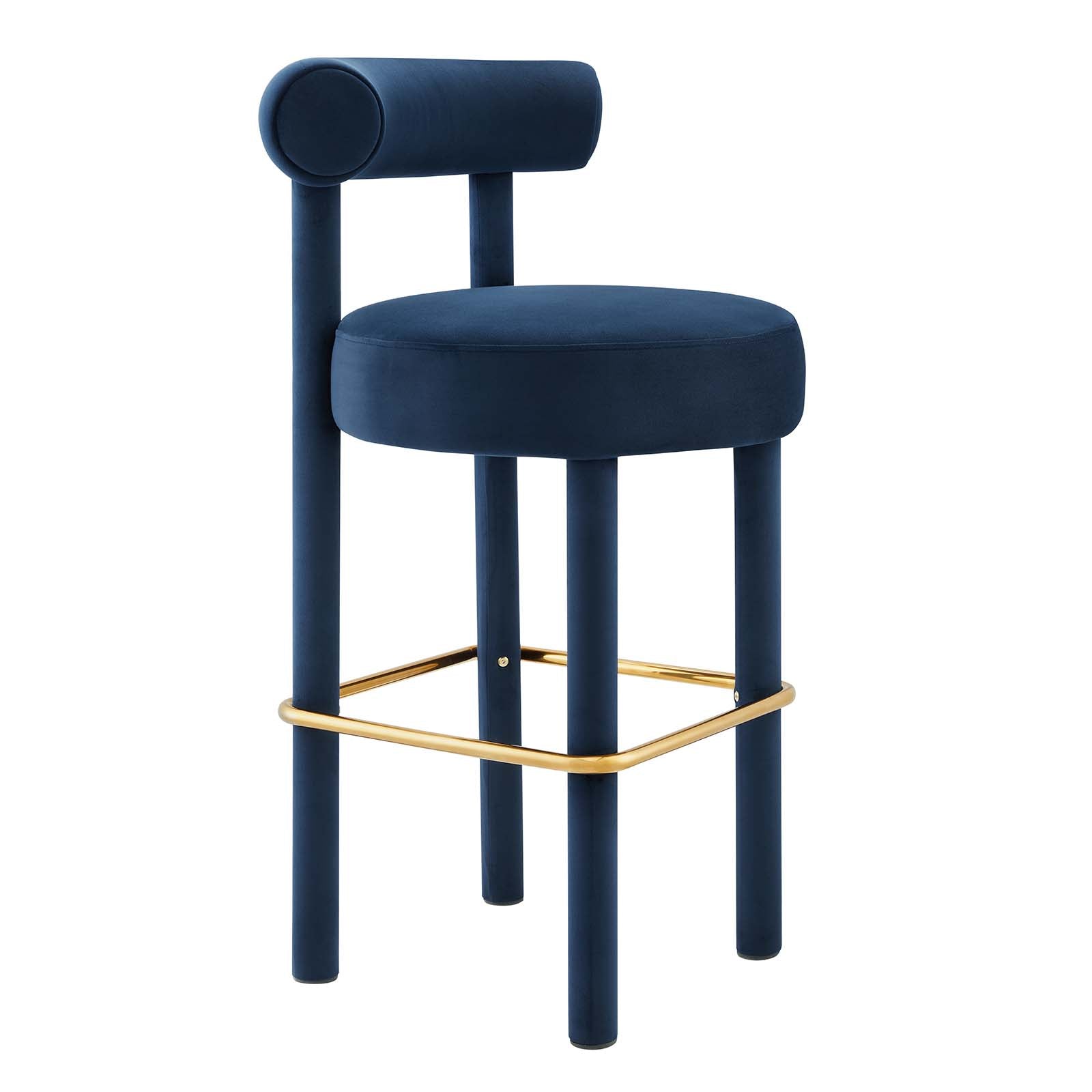 Toulouse Performance Velvet Bar Stool By Modway - EEI-6386 | Bar Stools | Modishstore - 3