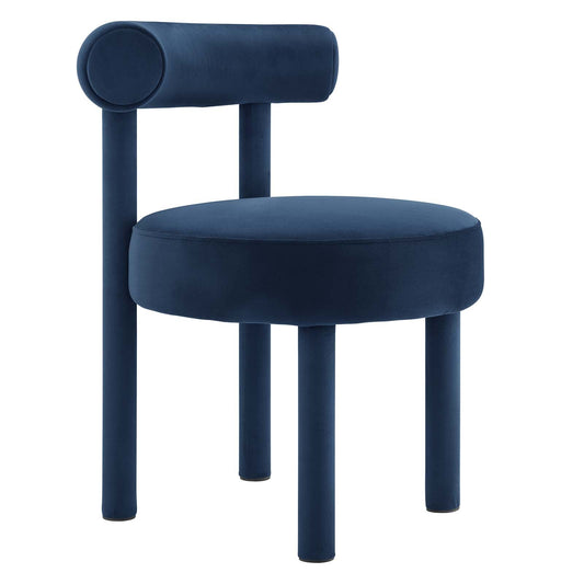 Toulouse Performance Velvet Dining Chair By Modway - EEI-6388 | Dining Chairs | Modishstore - 3