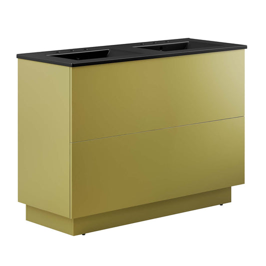 Quantum 48" Double Sink Bathroom Vanity By Modway - EEI-6434 | Bathroom Accessories | Modway