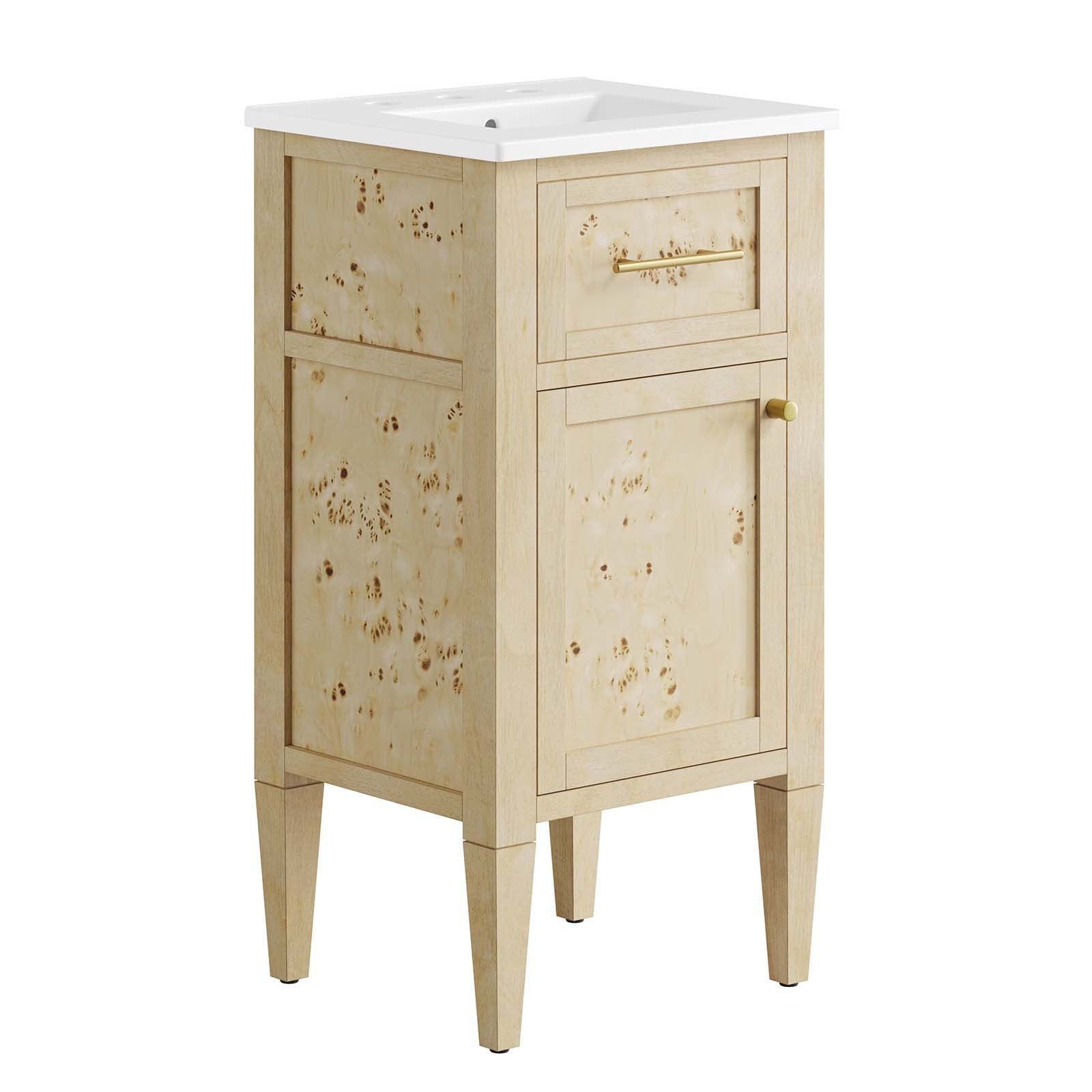 Elysian 18" Wood Bathroom Vanity By Modway - EEI-6435 | Bathroom Accessories | Modway
