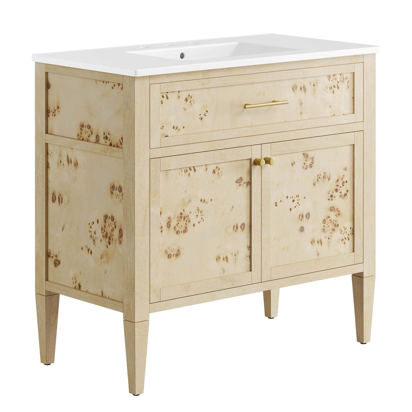 Elysian 36" Wood Bathroom Vanity By Modway - EEI-6447 | Bathroom Accessories | Modway
