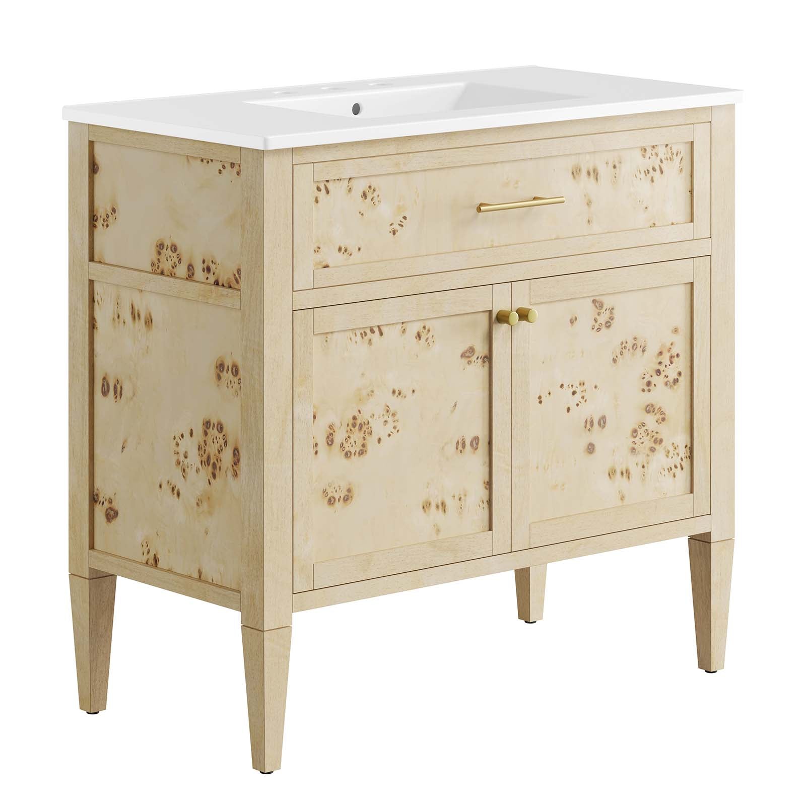 Elysian 36" Wood Bathroom Vanity By Modway - EEI-6447 | Bathroom Accessories | Modway