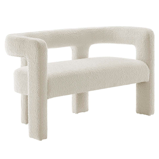 Kayla Boucle Upholstered Loveseat By Modway - EEI-6477 | Loveseats - 2