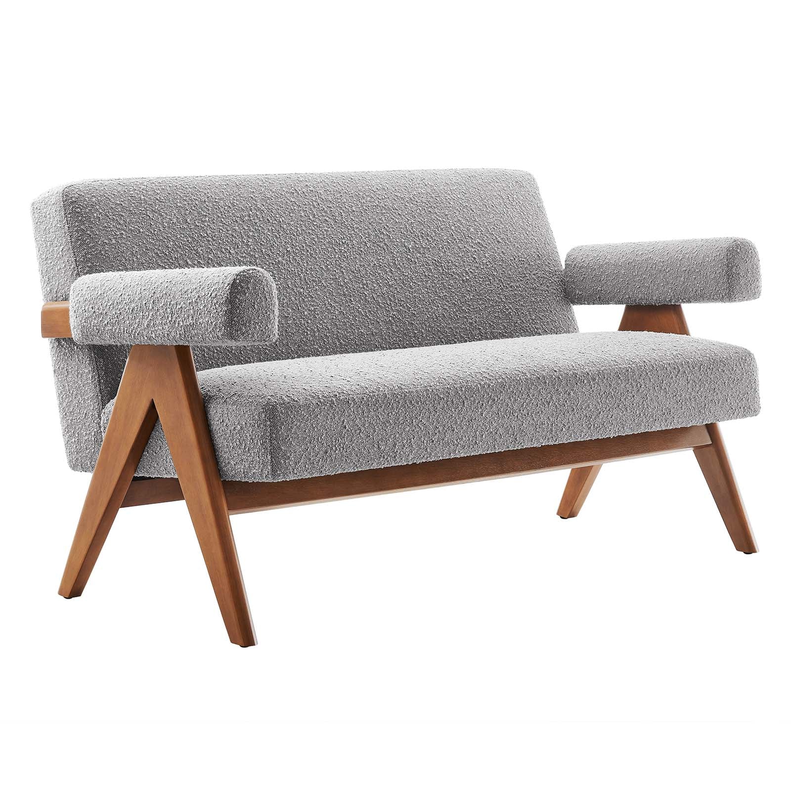 Lyra Boucle Fabric Loveseat By Modway - EEI-6504 | Loveseats | Modway - 3