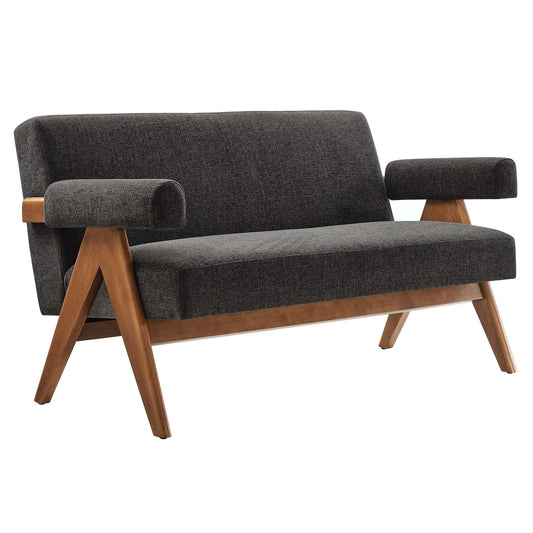 Lyra Fabric Loveseat By Modway - EEI-6505 | Loveseats | Modway