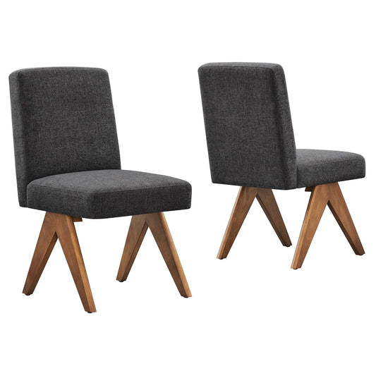 Lyra Fabric Dining Room Side Chair - Set of 2 By Modway - EEI-6509 | Dining Chairs | Modway