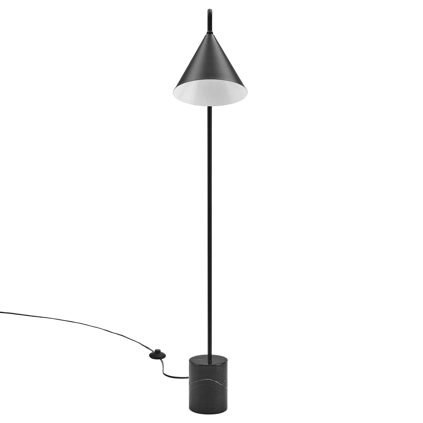 Ayla Marble Base Floor Lamp By Modway - EEI-6531 | Floor Lamps