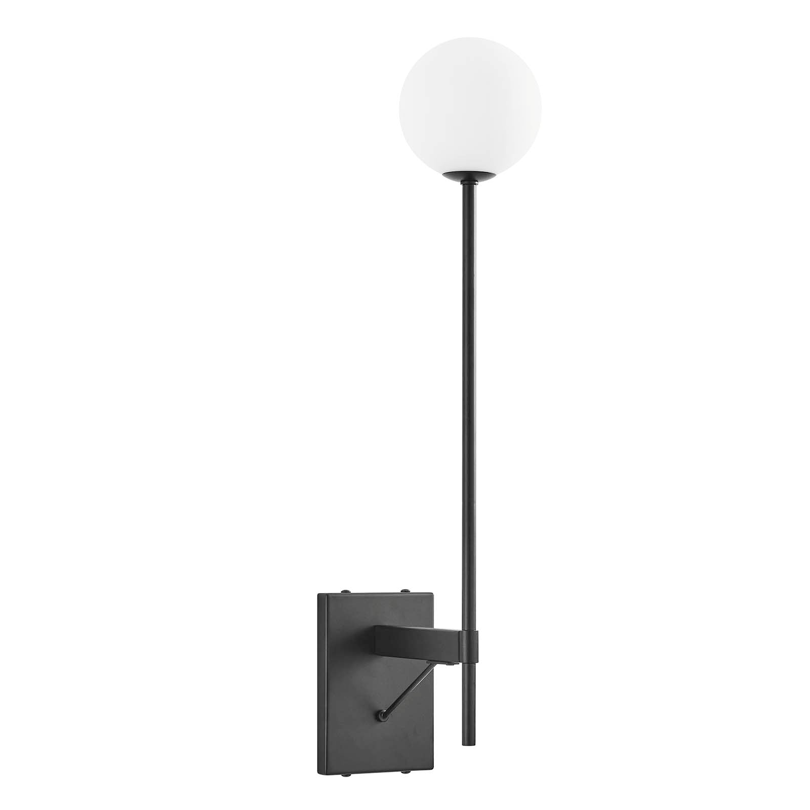 Riva White Globe Wall Sconce By Modway - EEI-6533 | Sconces | Modishstore