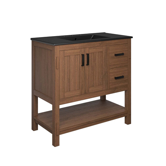 Ashlyn 36” Wood Bathroom Vanity By Modway - EEI-6535 | Bathroom Accessories | Modway