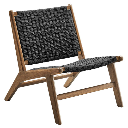 Saoirse Woven Rope Wood Accent Lounge Chair By Modway - EEI-6543 | Dining Chairs | Modway - 3
