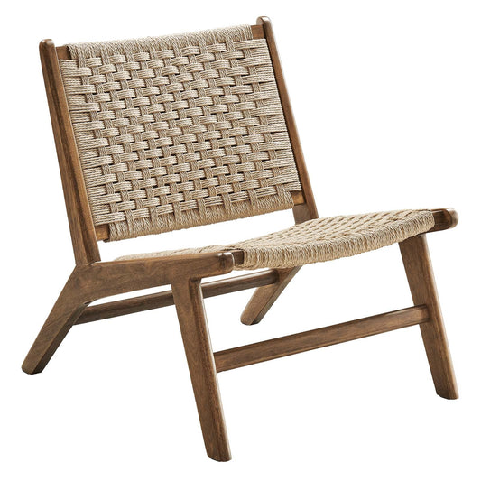 Saoirse Woven Rope Wood Accent Lounge Chair By Modway - EEI-6543 | Dining Chairs | Modway - 4