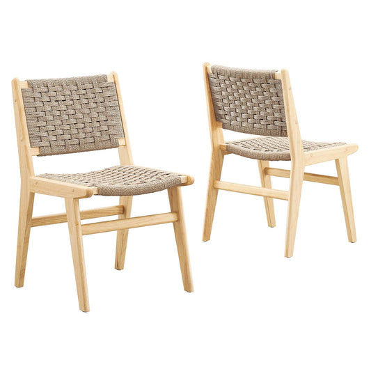 Saoirse Woven Rope Wood Dining Side Chair By Modway - EEI-6545 | Dining Chairs | Modway - 2