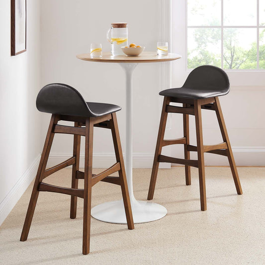 Juno Wood Bar Stool - Set of 2 By Modway - EEI-6554 | Bar Stools | Modway
