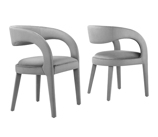 Pinnacle Performance Velvet Dining Chair Set of Two By Modway - EEI-6563 | Dining Chairs | Modway - 3