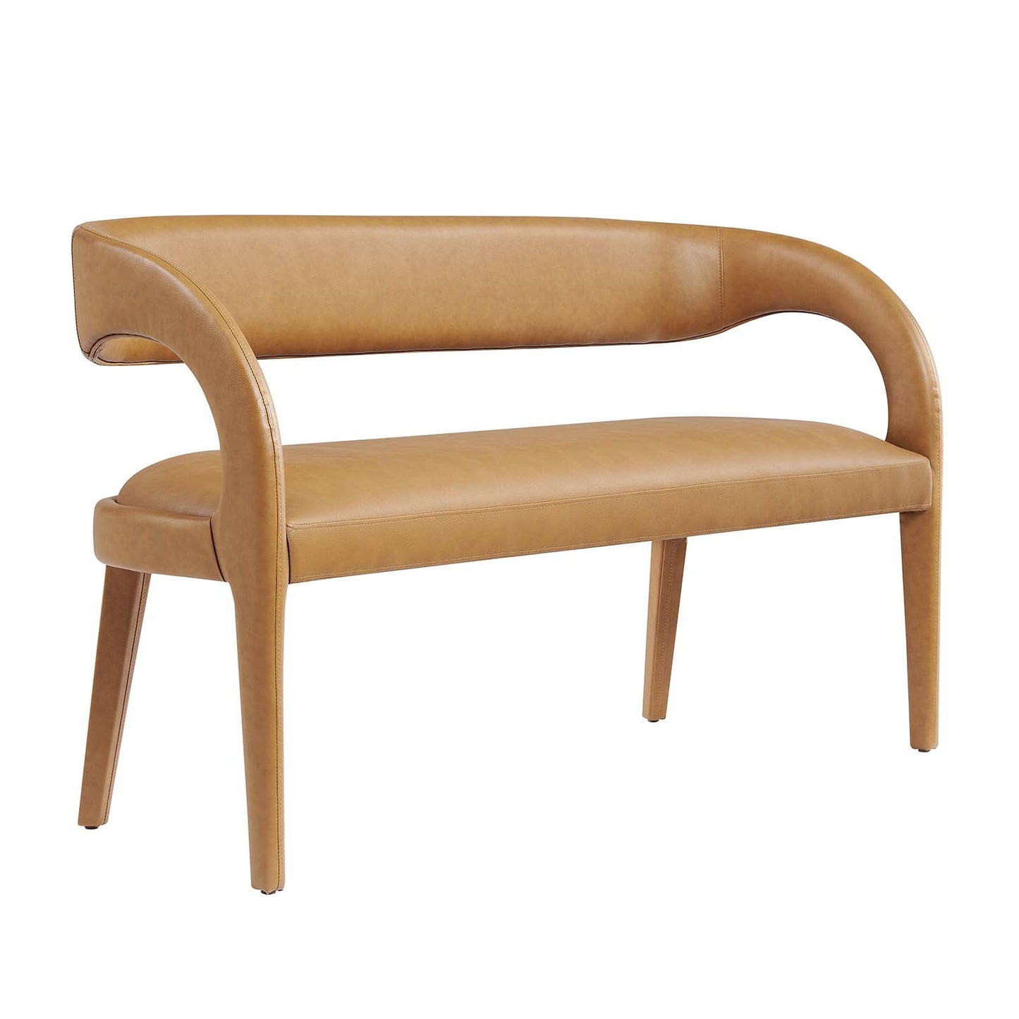 Pinnacle Vegan Leather Accent Bench By Modway - EEI-6570 | Benches | Modway - 2
