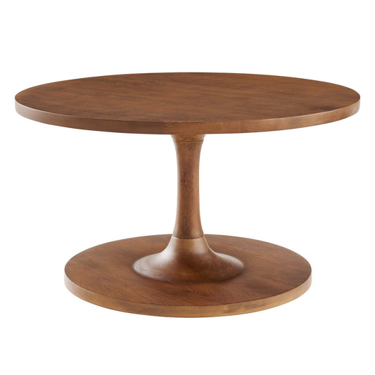 Lina Round Wood Coffee Table By Modway - EEI-6574 | Coffee Tables - 2
