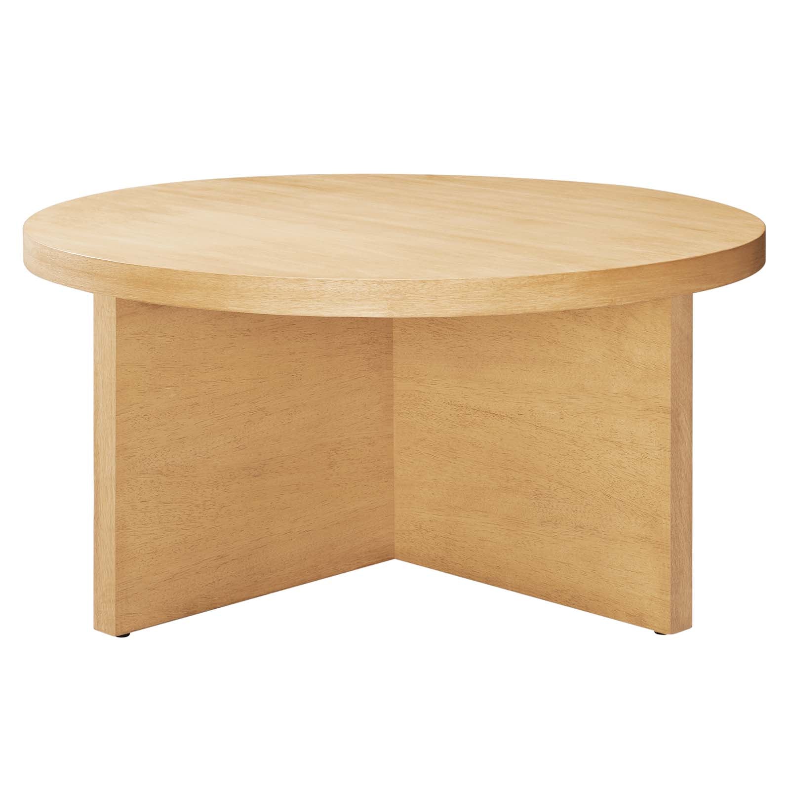 Silas Round Wood Coffee Table By Modway - EEI-6580 | Coffee Tables | Modishstore - 2