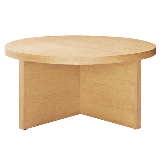 Silas Round Wood Coffee Table By Modway - EEI-6580 | Coffee Tables | Modishstore - 2