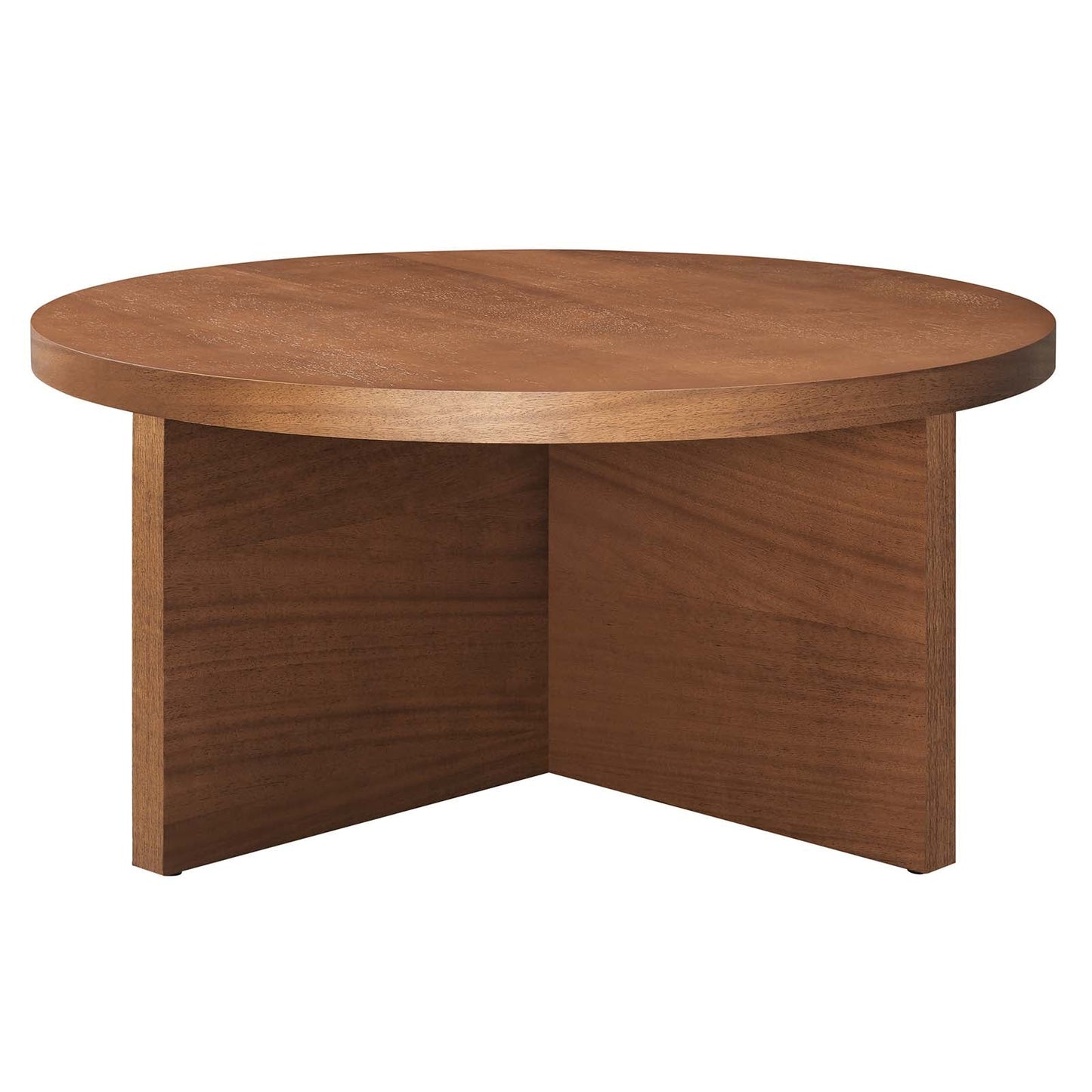Silas Round Wood Coffee Table By Modway - EEI-6580 | Coffee Tables | Modishstore - 3