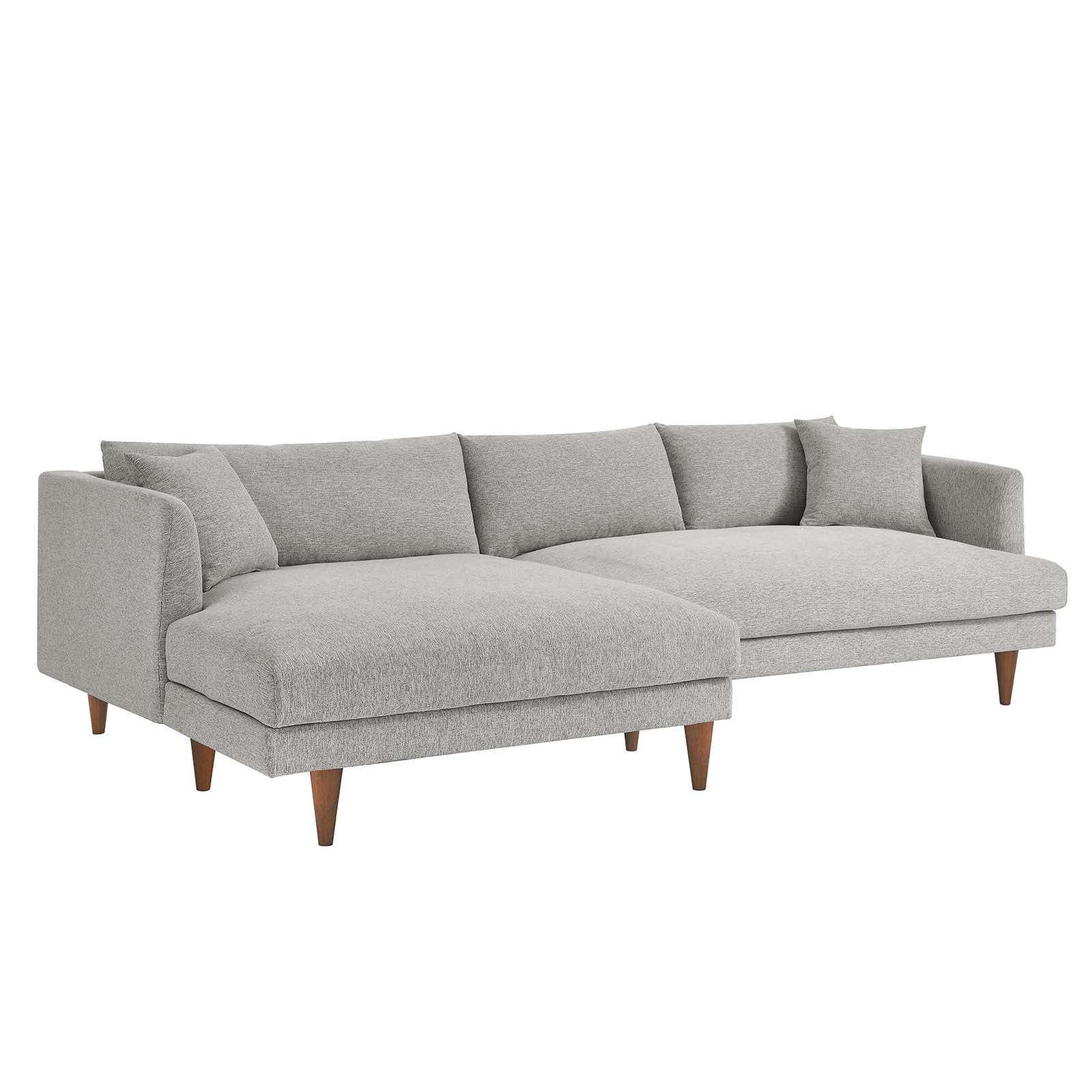 Zoya Left-Facing Down Filled Overstuffed Sectional Sofa By Modway - EEI-6611 | Sectional | Modishstore - 3
