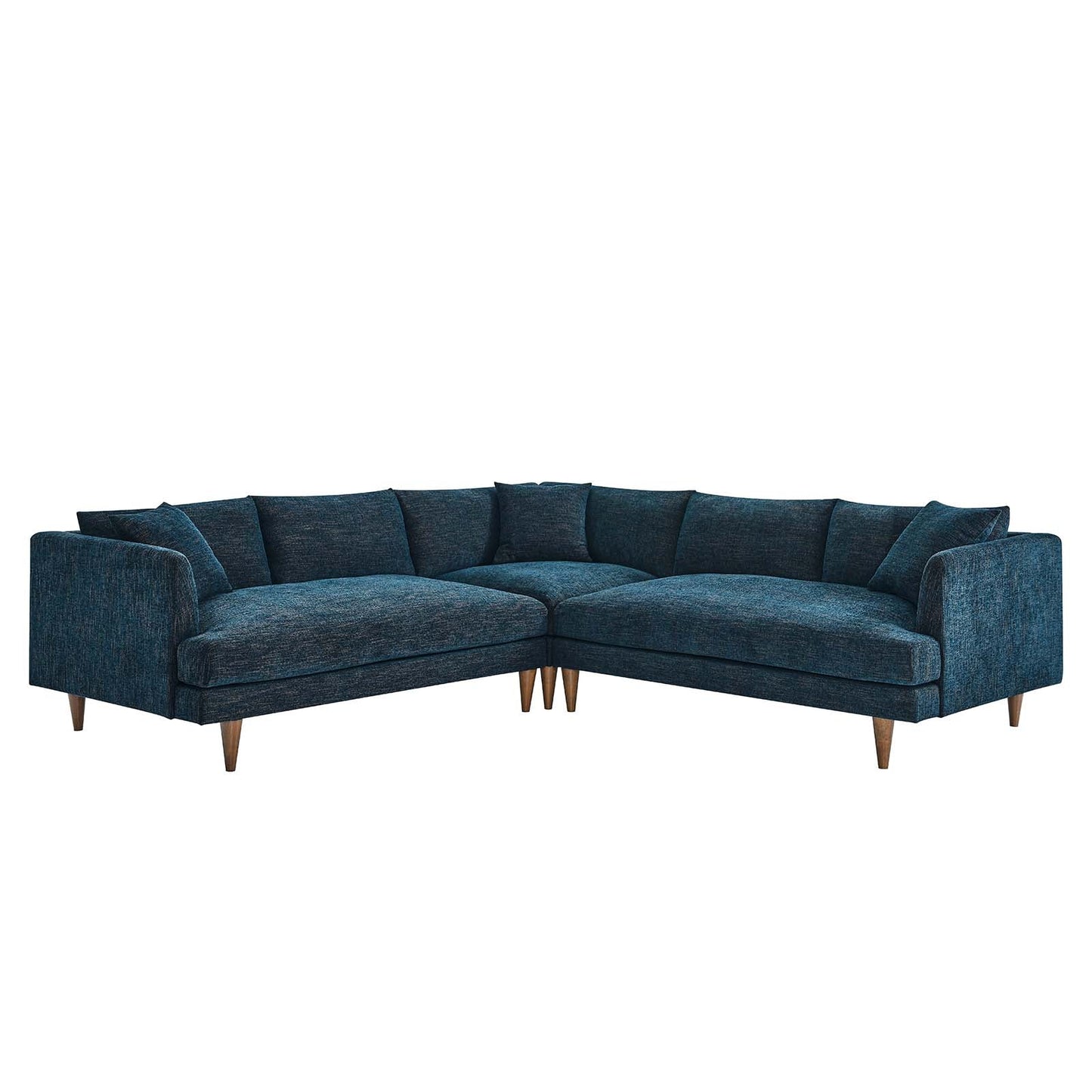 Zoya Down Filled Overstuffed 3 Piece Sectional Sofa By Modway - EEI-6613 | Sectional | Modishstore