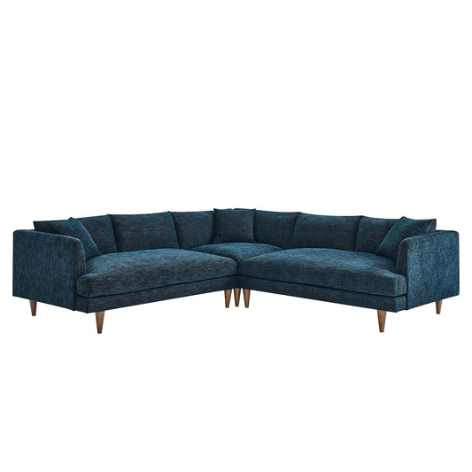 Zoya Down Filled Overstuffed 3 Piece Sectional Sofa By Modway - EEI-6613 | Sectional | Modishstore